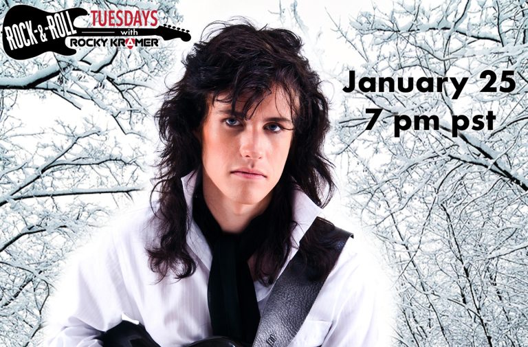 Rocky Kramer’s Rock & Roll Tuesdays Presents “Winter Rock” On Tuesday January 25th, 7 PM PT on Twitch