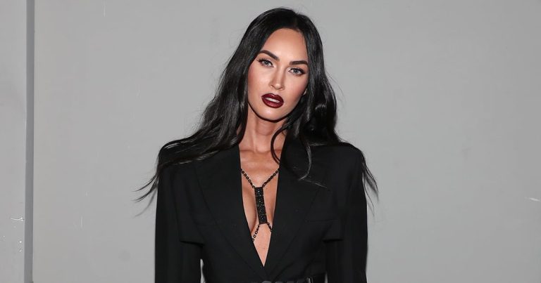 Megan Fox’s Cropped Cardigan Is Practically a Bra Top