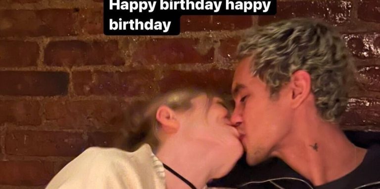 Hunter Schafer and Dominic Fike Posted a Kissing Photo Amid