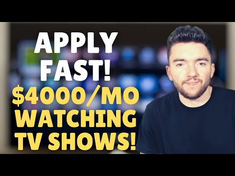 APPLY FAST! Make $4000/Month Watching TV Shows on Netflix